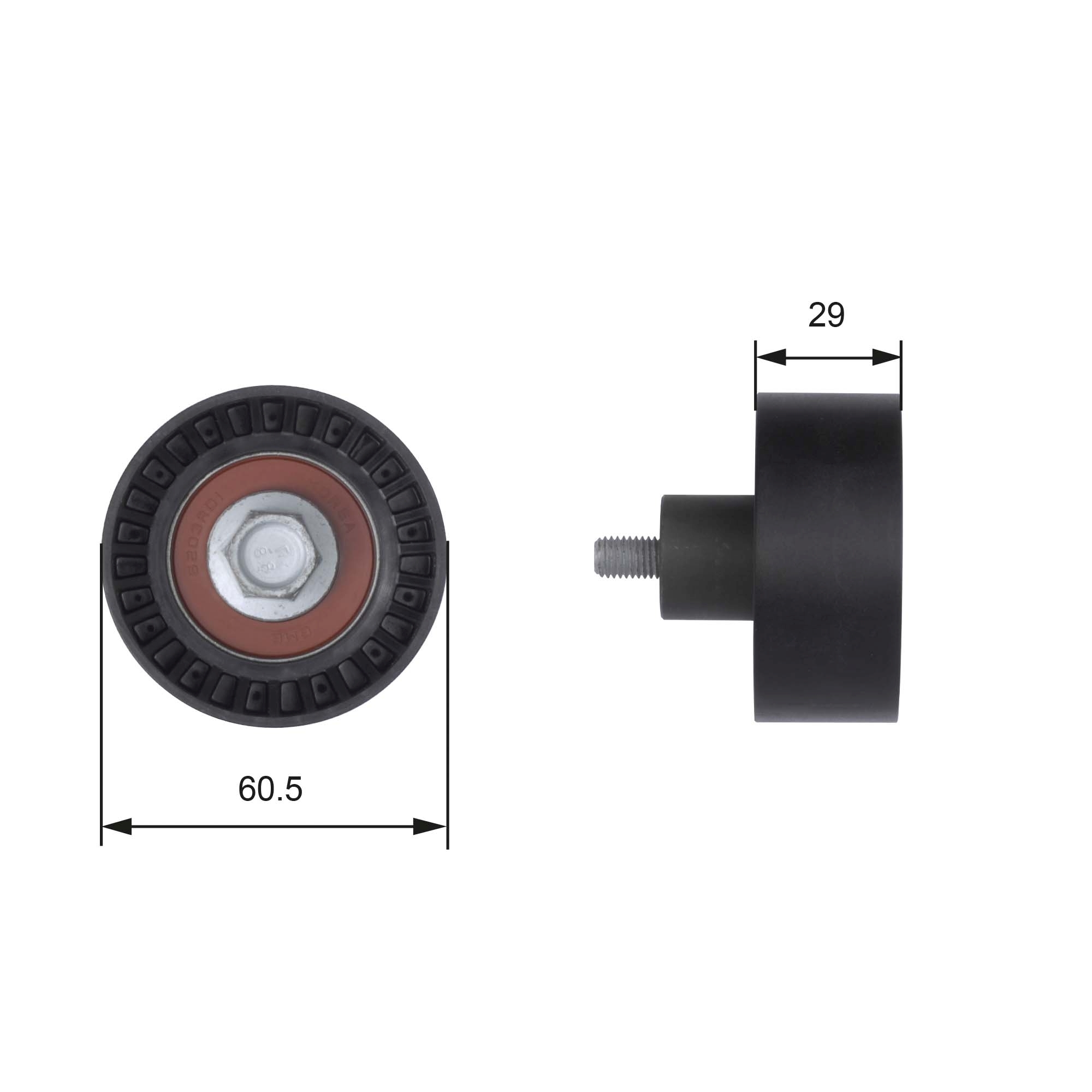 Rola ghidare/conducere, curea distributie T41233 GATES - Kit distributie / curea distributie Rola ghidare/conducere, curea distributie T41233 GATES - Kit distributie / curea distributie