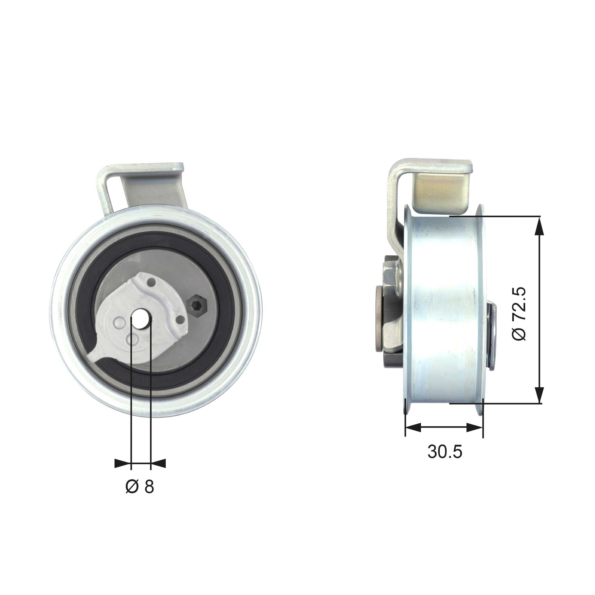 rola intinzator,curea distributie T43018 GATES - Rola intinzatoare