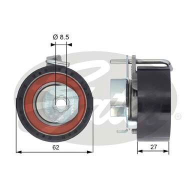 rola intinzator,curea distributie T43171 GATES - Rola intinzatoare