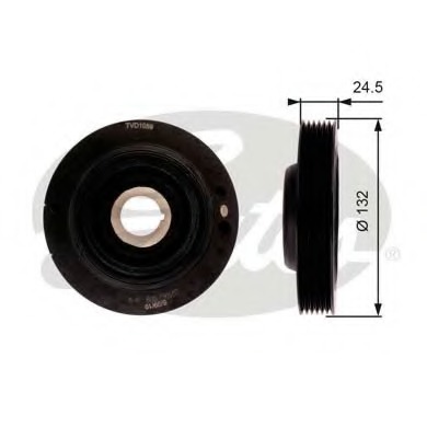Fulie curea, arbore cotit TVD1059 GATES - Fulie curea Fulie curea, arbore cotit TVD1059 GATES - Fulie curea