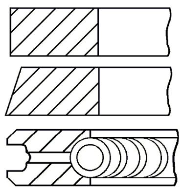 Set segmenti piston 08-138400-00 GOETZE ENGINE - Arbore cotit, angrenare Set segmenti piston 08-138400-00 GOETZE ENGINE - Arbore cotit, angrenare