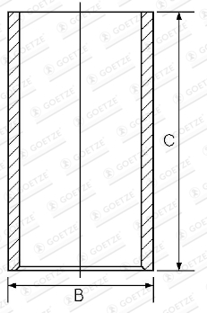 Camasa cilindru 14-010941-10 GOETZE ENGINE - Camasi piston/set