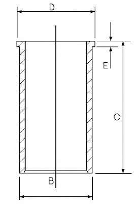 Camasa cilindru 14-025480-00 GOETZE ENGINE - Bloc motor Camasa cilindru 14-025480-00 GOETZE ENGINE - Bloc motor