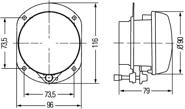 Proiector ceata / Faruri de curba (AFS) 1N0 009 295-077 HELLA - Far ceata / elemente Proiector ceata / Faruri de curba (AFS) 1N0 009 295-077 HELLA - Far ceata / elemente