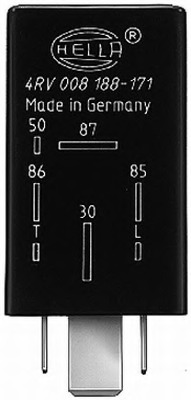 unitate de control,bujii incandescente 4RV 008 188-171 HELLA - Unitati de control unitate de control,bujii incandescente 4RV 008 188-171 HELLA - Unitati de control