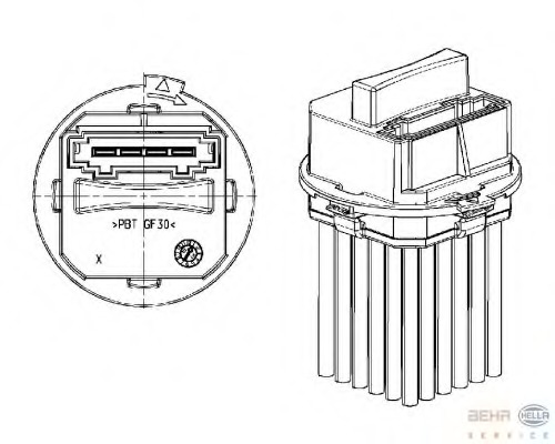 Reglaj, suflanta de interior 5DS 351 320-011 HELLA - Motor ventilator/piese Reglaj, suflanta de interior 5DS 351 320-011 HELLA - Motor ventilator/piese