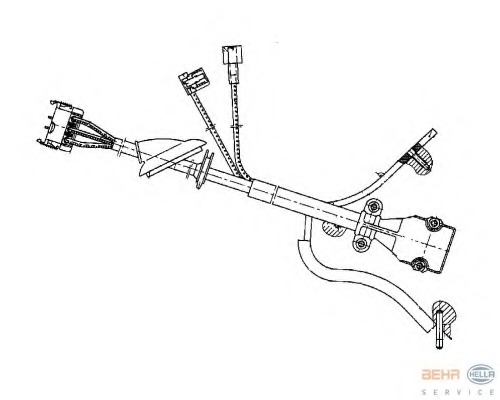 Reglaj, suflanta de interior 5HL 351 321-061 HELLA - Motor ventilator/piese