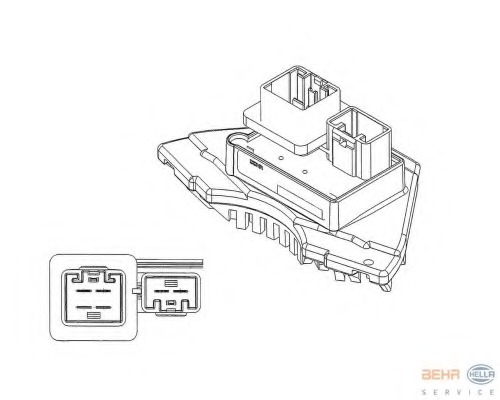 Reglaj, suflanta de interior 5HL 351 321-231 HELLA - Motor ventilator/piese Reglaj, suflanta de interior 5HL 351 321-231 HELLA - Motor ventilator/piese