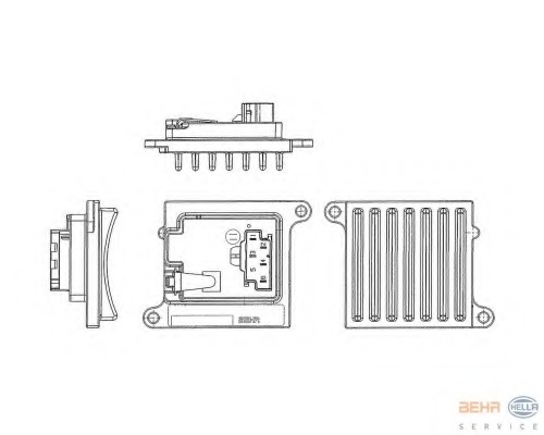 Reglaj, suflanta de interior 5HL 351 321-241 HELLA - Motor ventilator/piese Reglaj, suflanta de interior 5HL 351 321-241 HELLA - Motor ventilator/piese