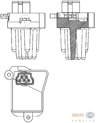 Reglaj, suflanta de interior 5HL 351 321-331 HELLA - Motor ventilator/piese Reglaj, suflanta de interior 5HL 351 321-331 HELLA - Motor ventilator/piese