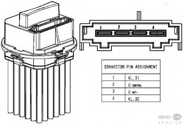 Reglaj, suflanta de interior 5HL 351 321-491 HELLA - Motor ventilator/piese