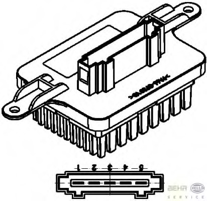 Reglaj, suflanta de interior 5HL 351 321-571 HELLA - Motor ventilator/piese Reglaj, suflanta de interior 5HL 351 321-571 HELLA - Motor ventilator/piese