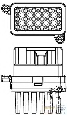 Reglaj, suflanta de interior 5HL 351 332-341 HELLA - Motor ventilator/piese Reglaj, suflanta de interior 5HL 351 332-341 HELLA - Motor ventilator/piese