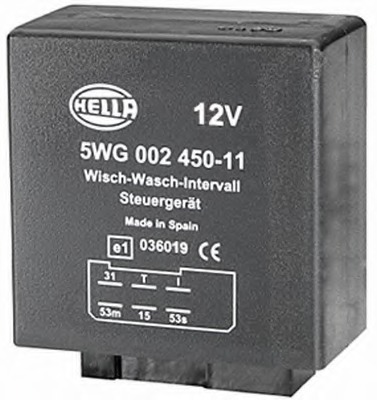 Releu, temporizare stergator parbriz 5WG 002 450-117 HELLA - Relee Releu, temporizare stergator parbriz 5WG 002 450-117 HELLA - Relee