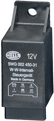 Releu, temporizare stergator parbriz 5WG 002 450-311 HELLA - Relee Releu, temporizare stergator parbriz 5WG 002 450-311 HELLA - Relee