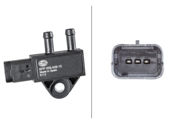Senzor, presiune gaze evacuare 6PP 009 409-101 HELLA - Control emisie gaze de esapament Senzor, presiune gaze evacuare 6PP 009 409-101 HELLA - Control emisie gaze de esapament