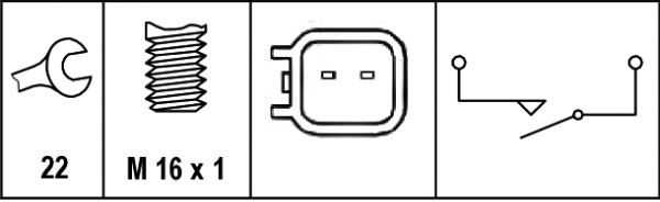 Comutator, lampa marsalier 6ZF 010 965-051 HELLA - Intrerupatoare / relee / control Comutator, lampa marsalier 6ZF 010 965-051 HELLA - Intrerupatoare / relee / control
