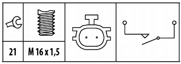 Comutator, lampa marsalier 6ZF 181 612-061 HELLA - Intrerupator / regulator Comutator, lampa marsalier 6ZF 181 612-061 HELLA - Intrerupator / regulator