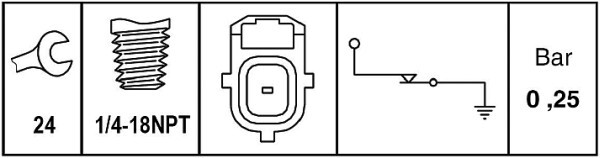 Senzor presiune ulei 6ZL 009 600-081 HELLA - Ungere Senzor presiune ulei 6ZL 009 600-081 HELLA - Ungere