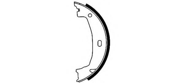 Set saboti frana, frana de mana 8DA 355 050-391 HELLA - Frana tambur Set saboti frana, frana de mana 8DA 355 050-391 HELLA - Frana tambur