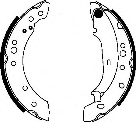 Set saboti frana 8DB 355 000-371 HELLA - Material frictiune sabot frana/ sabot frana Set saboti frana 8DB 355 000-371 HELLA - Material frictiune sabot frana/ sabot frana