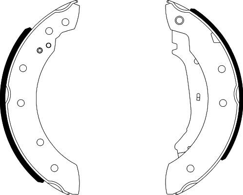 Set saboti frana 8DB 355 001-571 HELLA - Frana tambur Set saboti frana 8DB 355 001-571 HELLA - Frana tambur