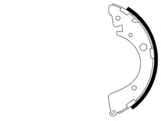Set saboti frana 8DB 355 001-651 HELLA - Material frictiune sabot frana/ sabot frana Set saboti frana 8DB 355 001-651 HELLA - Material frictiune sabot frana/ sabot frana
