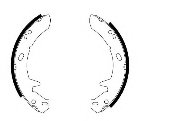 Set saboti frana 8DB 355 002-311 HELLA - Material frictiune sabot frana/ sabot frana Set saboti frana 8DB 355 002-311 HELLA - Material frictiune sabot frana/ sabot frana