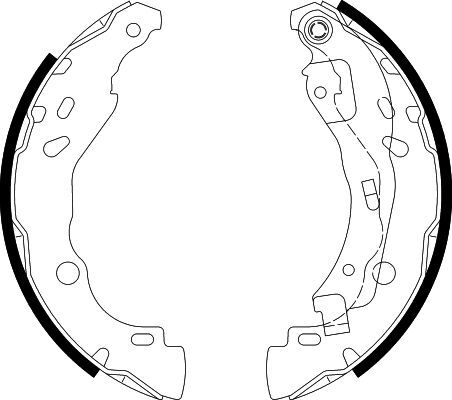 Set saboti frana 8DB 355 002-641 HELLA - Frana tambur Set saboti frana 8DB 355 002-641 HELLA - Frana tambur