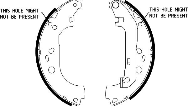 Set saboti frana 8DB 355 002-731 HELLA - Material frictiune sabot frana/ sabot frana Set saboti frana 8DB 355 002-731 HELLA - Material frictiune sabot frana/ sabot frana