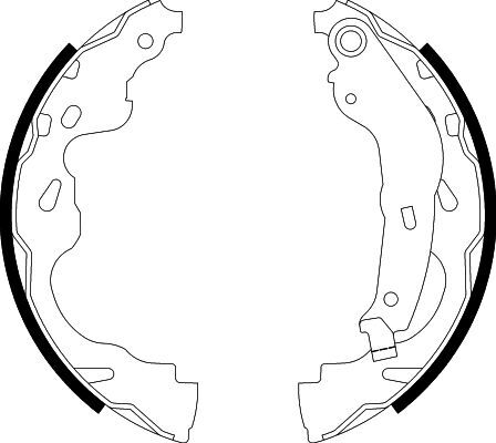 Set saboti frana 8DB 355 002-891 HELLA - Material frictiune sabot frana/ sabot frana Set saboti frana 8DB 355 002-891 HELLA - Material frictiune sabot frana/ sabot frana