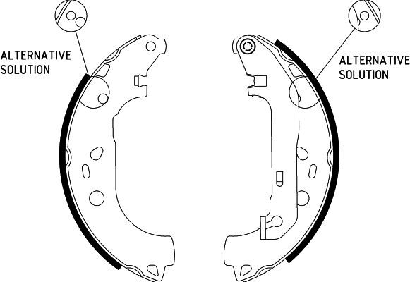 Set saboti frana 8DB 355 002-921 HELLA - Material frictiune sabot frana/ sabot frana Set saboti frana 8DB 355 002-921 HELLA - Material frictiune sabot frana/ sabot frana