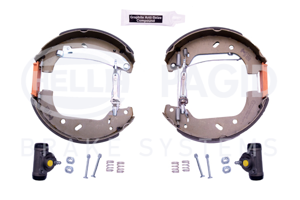 Set saboti frana 8DB 355 004-161 HELLA - Material frictiune sabot frana/ sabot frana Set saboti frana 8DB 355 004-161 HELLA - Material frictiune sabot frana/ sabot frana