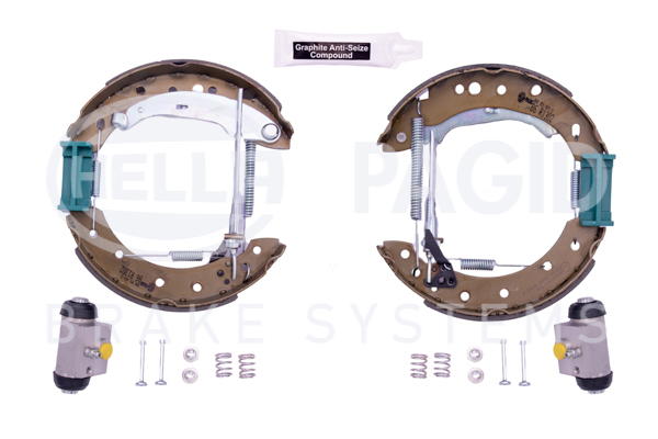 Set saboti frana 8DB 355 005-121 HELLA - Material frictiune sabot frana/ sabot frana Set saboti frana 8DB 355 005-121 HELLA - Material frictiune sabot frana/ sabot frana