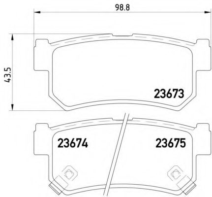 set placute frana,frana disc 8DB 355 012-501 HELLA - Frana disc
