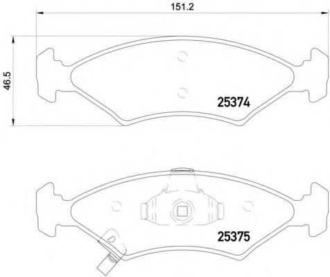 set placute frana,frana disc 8DB 355 019-891 HELLA - Frana disc set placute frana,frana disc 8DB 355 019-891 HELLA - Frana disc