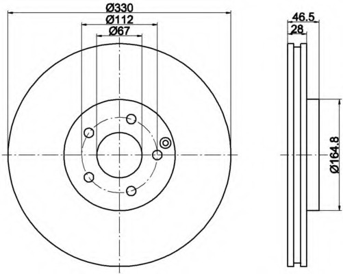 Disc frana 8DD 355 113-241 HELLA - Disc frana Disc frana 8DD 355 113-241 HELLA - Disc frana