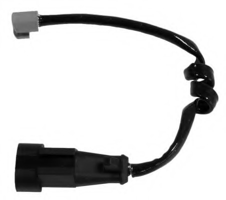 senzor de avertizare,uzura placute de frana 8DK 355 251-501 HELLA - Componente/ accesorii frana