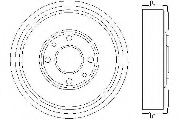 Tambur frana 8DT 355 300-071 HELLA - Tambur frana Tambur frana 8DT 355 300-071 HELLA - Tambur frana