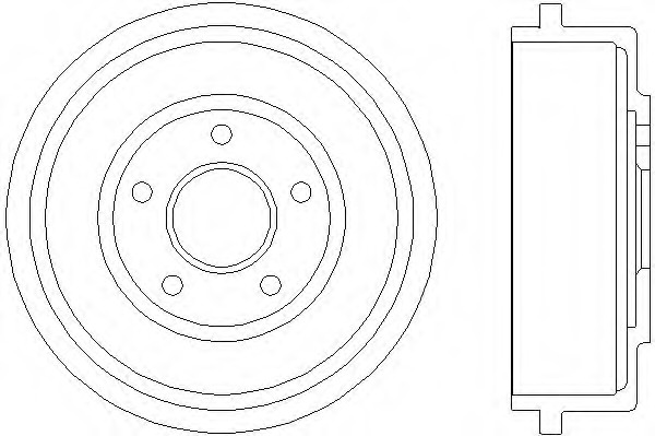 Tambur frana 8DT 355 300-431 HELLA - Tambur frana Tambur frana 8DT 355 300-431 HELLA - Tambur frana