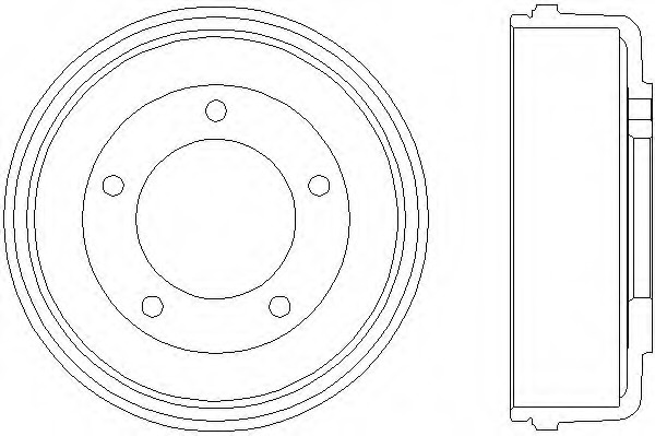 Tambur frana 8DT 355 300-451 HELLA - Tambur frana Tambur frana 8DT 355 300-451 HELLA - Tambur frana