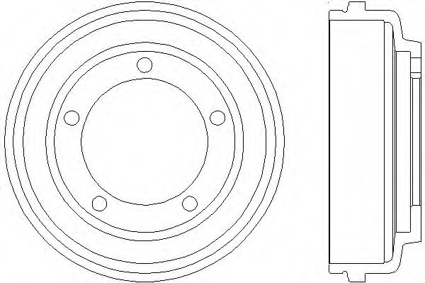 Tambur frana 8DT 355 300-461 HELLA - Tambur frana Tambur frana 8DT 355 300-461 HELLA - Tambur frana