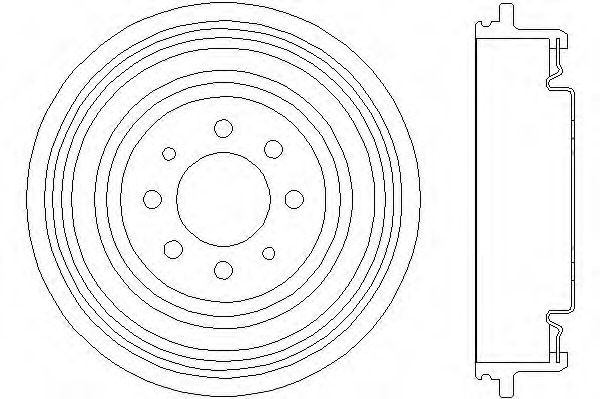 Tambur frana 8DT 355 301-271 HELLA - Frana tambur Tambur frana 8DT 355 301-271 HELLA - Frana tambur