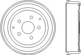 Tambur frana 8DT 355 301-641 HELLA - Tambur frana Tambur frana 8DT 355 301-641 HELLA - Tambur frana