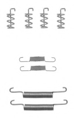 set accesorii, saboti frana parcare 8DZ 355 201-841 HELLA - Frana tambur set accesorii, saboti frana parcare 8DZ 355 201-841 HELLA - Frana tambur