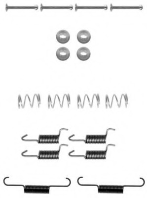 set accesorii, saboti frana parcare 8DZ 355 201-951 HELLA - Frana tambur set accesorii, saboti frana parcare 8DZ 355 201-951 HELLA - Frana tambur