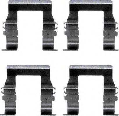 Set accesorii, placute frana 8DZ 355 202-551 HELLA - Componente/ accesorii frana Set accesorii, placute frana 8DZ 355 202-551 HELLA - Componente/ accesorii frana