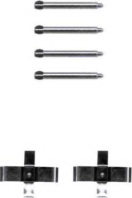 Set accesorii, placute frana 8DZ 355 202-561 HELLA - Componente/ accesorii frana Set accesorii, placute frana 8DZ 355 202-561 HELLA - Componente/ accesorii frana