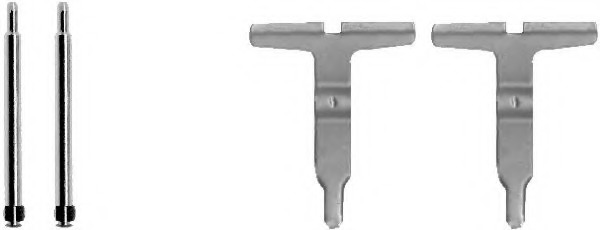 Set accesorii, placute frana 8DZ 355 202-651 HELLA - Componente/ accesorii frana Set accesorii, placute frana 8DZ 355 202-651 HELLA - Componente/ accesorii frana