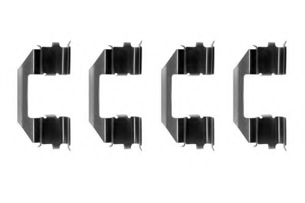 Set accesorii, placute frana 8DZ 355 202-841 HELLA - Componente/ accesorii frana Set accesorii, placute frana 8DZ 355 202-841 HELLA - Componente/ accesorii frana